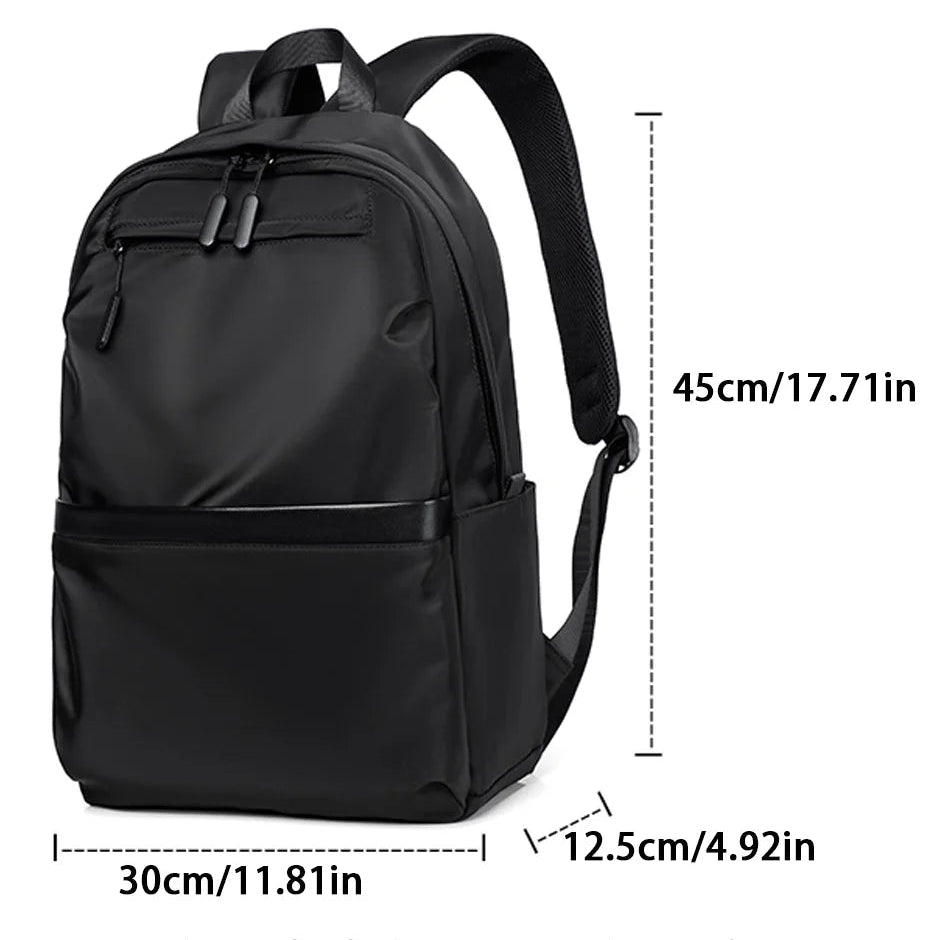 Herren Nylon Laptop-Rucksack | Leichter Unisex Rucksack für Alltag, Beruf & Reisen