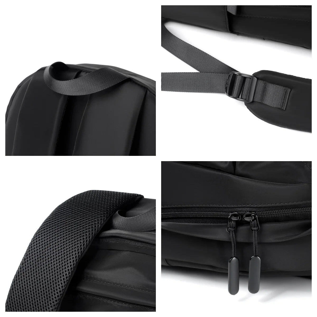 Herren Nylon Laptop-Rucksack | Leichter Unisex Rucksack für Alltag, Beruf & Reisen