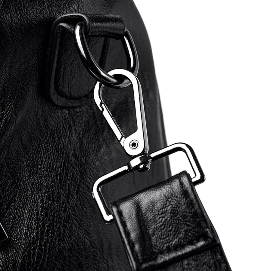 Eleganter Damen Rucksack aus weichem PU Leder | Anti-Diebstahl-Design & Schultertasche in einem | Stylischer Alltags- & Reisebegleiter