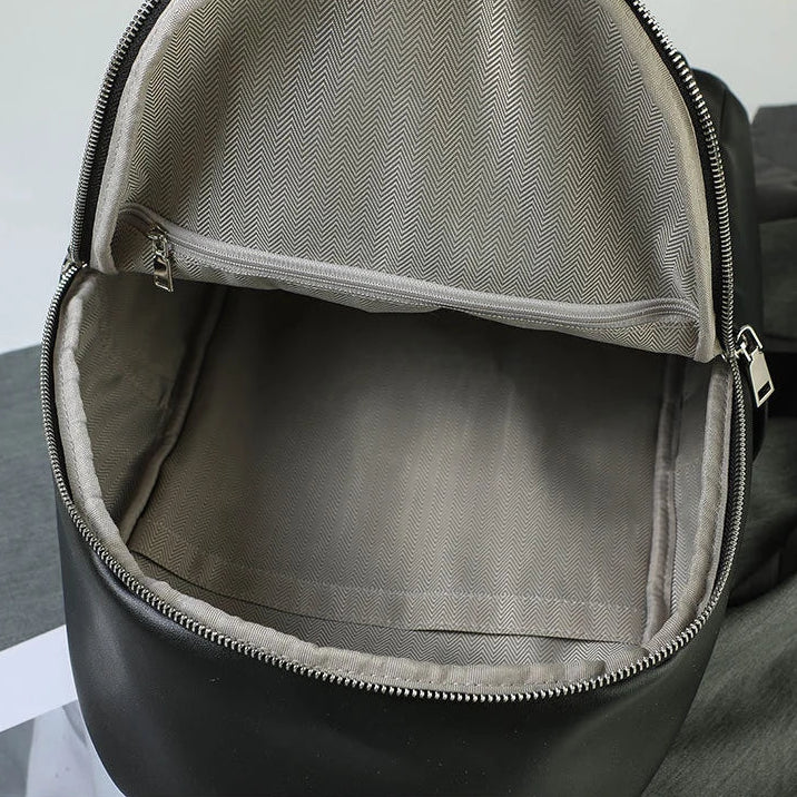 Moderner Damen Rucksack aus weichem PU-Leder | Stilvoller City- & Reiserucksack mit großem Stauraum